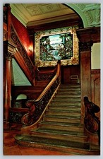 Middletown NY Orange County Community College Morrison Hall Staircase Postcard picture
