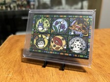 HUGE Stained Glass Insert Hayao Miyazaki Studio Ghibli Multi Movie Chase Card picture
