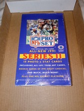 1991 Proset Football  Series 2 Factory Sealed Box picture