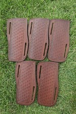 Lot Of 5 Sheaths Leather Sheaths For FIXED BLADE KNIFE & Multi Tool Folding picture
