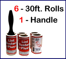Lint Remover Roller's 6 Only Stickiest Paper in the market Made in Minnesota USA picture