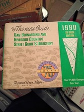 Thomas Guide 1990 San Bernardino And Riverside Counties picture