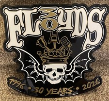 Three 3 Floyds Brewing 30th Anniversary 1996-2026 Metal Tin Tacker Sign  picture