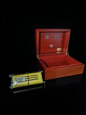 Michel Perrenoud Mahogany Humidor 25 ct Measures 10