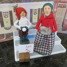 Vintage Byers Choice  Carolers  $55.00 for the 2 1983, 1985 (Lot 26) picture