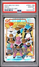 2025 DRAGON BALL SUPER CARD GAME FUSION WORLD MANGA BOOSTER 02 GINYU PSA 10 picture