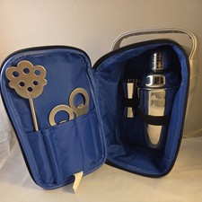 Gemline Cocktail Soft Case Kit Shaker Bar Set Drink Mixer picture