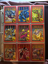 1993 Marvel X-Men Super Heroes impel  Trading Card Lot almost full set picture