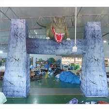 Giant Oxford Inflatable Dinosaur Entry Gate Arch For Halloween Party Decoration picture