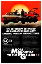 Vintage 1979 Pontiac Phoenix & Cars Original Print Ad (7 x 10in)  Advertisement picture