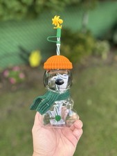 Starbucks x Peanuts Snoopy Glass Cup -US SELLER 3 day shipping picture