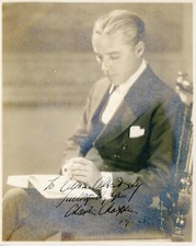 Charlie Chaplin ~ Signed Autographed Vintage 1920's Photograph ~ JSA LOA picture
