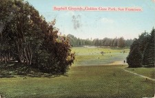 San Francisco CA California Baseball Stadium Golden Gate Park Vtg Postcard 15A picture