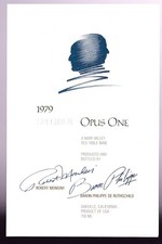 Vintage Opus One 1979 Napa Valley Cabernet - FIRST Release - Specimen Label picture