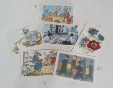 VINTAGE BI-BA-BUTZEMANN Series Cards Set Of 6 Childrens Cottagecore Germany Z111 picture