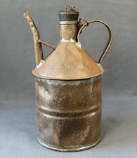 Antique CNR RR Oil Can Railroad Kerosene Gas Tin Long Spout with Handle Vintage picture
