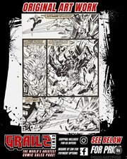 Mark Bagley Amazing Spider-Man 381 page 17 published original art work  picture