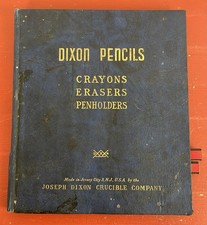Antique Joseph Dixon Crucible Co Salesman Sample Pencil Case - Jersey City NJ picture