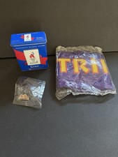 Bud Bowl Pinback, Super Bowl inflatable, 1996 Olympic Tin w/ Cards picture