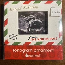 Sonogram Ornament Pearhead - New in Box Special Delivery From North Pole picture
