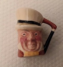 Vtg. MINI TOBY MUG  Lancaster Sandland Character Handpainted  England ~1.5