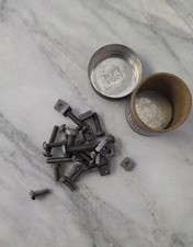 Antique Stove Bolts Parts Tin 3/16