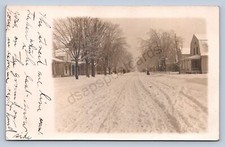 J99/ Lyons Ohio RPPC Postcard c1910 Residence Street Home Fulton Co 174 picture