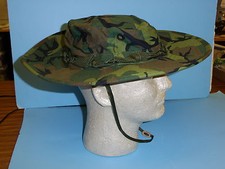 erdlh59 US Military Vietnam Wide Brim ERDL Boonie Hat size 59 / 7 3/8 picture