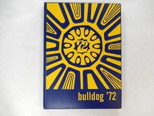 Yearbook, Hardin Senior High School, Hardin Montana, 1972, Bulldog picture