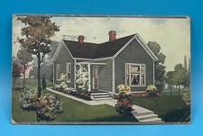 1912 Sherwin-Williams Brighten Up Post Card Vintage Advertising House Art picture