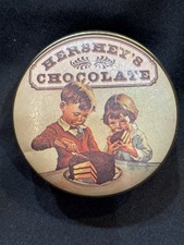 Vintage Hershey's tin box 1982 England picture