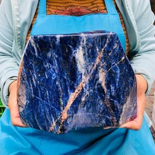 12.14LB Large Natural Blue Vein Stone Quartz Crystal Mineral Healing Sample 5887 picture