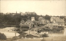 South Bristol Maine ME Harbor Village c1900s-10s Real Photo Vintage Postcard bhn picture