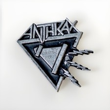 Vintage Anthrax Pin Badge 1993, Alchemy, Poker, Rox, Carta, Inferno, Brockum Etc picture