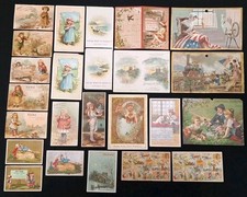 VTG Victorian Insurance Promotional Trading Card Ephemera Mixed Lot 24pcs *RARE  picture