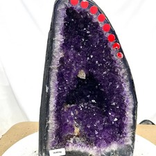 32.73LB Large Natural Amethyst Geode Cathedral Crystal Cluster Specimen Energy picture