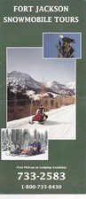 1990's Fort Jackson Wyoming Snowmobile Tours Brochure picture