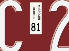 1981 Missouri License Plate Registration Sticker, MO, Decal picture