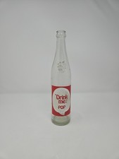Vintage Pint Beverage Glass Soda Bottle DRINK ME POP 16oz Glen Burnie Maryland picture
