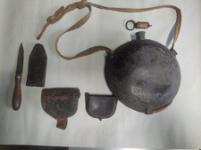 civil war original period items including a model 1858 smooth sided canteen picture