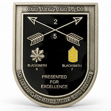 5th Special Forces Group 2nd BN Blacksmith 6 7 CSM Commander Challenge Coin picture