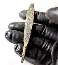 Ancient Near Eastern / Iron Age Bronze Foliate Spearhead / Javelin Point 500BC picture