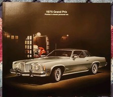 1975 Pontiac Grand Prix Fold Out Sales Brochure picture