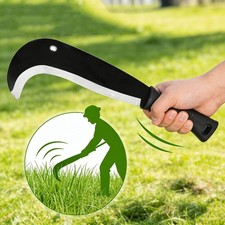 CARBON STEEL BILLHOOK SICKLE MACHETE FOR CLEARING AND HARVESTING YARD TOOL picture