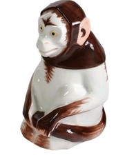 Limoges Edouard  Marcel Sandoz Porcelain Monkey Tobacco Jar (Rare Find) picture