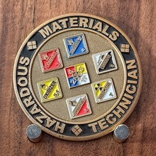 Birmingham Fire Rescue Hazardous Materials Tech Challenge Coin 1#49 picture