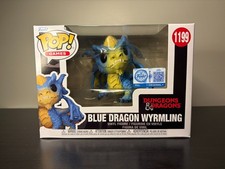 Funko Pop Blue Dragon Wyrmling 1199 COMMON Dungeons & Dragons D&D NM/M Protector picture