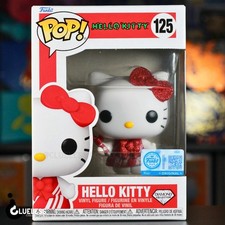 Funko Pop Hello Kitty (Diamond) #125 Hollywood Exclusive And Pop Protector picture