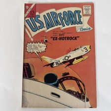 US Air Force Comics #30 Charlton 1963 Silver Age War Aviation Ex-Hotrock 12c picture