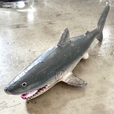 Antique VTG Style Shark Bottle Opener Cast Iron Bar Decor Solid Jaws Beer picture
